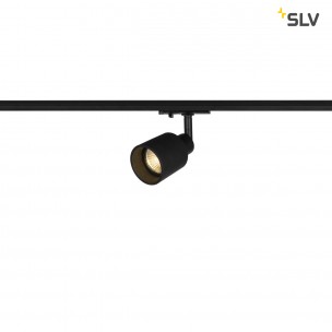 Actie SLV 1001868 Puri track glas zwart 1xgu10 1-fase railverlichting