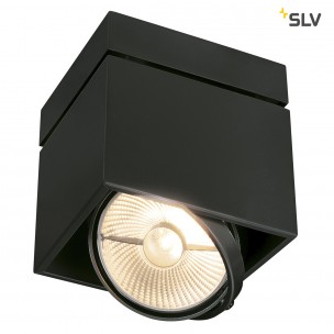 SLV 117100 Kardamod Surface Square ES111 single zwart plafondlamp