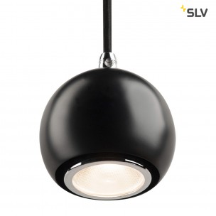 SLV 133490 Light Eye zwart/chroom hanglamp