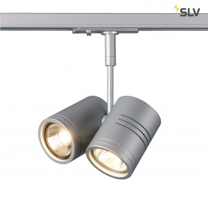 SLV 143432 Bima 2 zilvergrijs 1-fase railverlichting