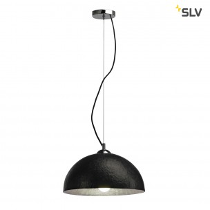 SLV 155500 Forchini PD-2 zwart / binnen zilver hanglamp