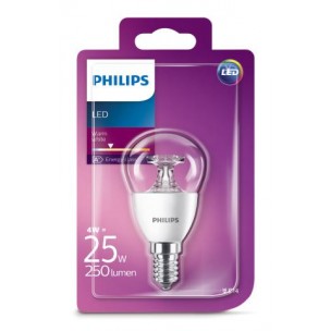 Aanbieding 4 st. Philips LED 25W P45 E14 WW CL ND 1BC/4