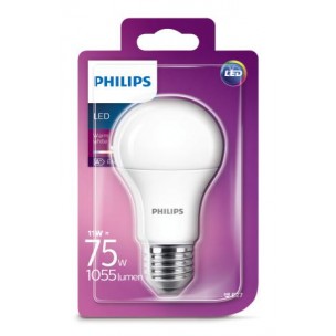 Aanbieding 4 st. Philips LED 75W A60 E27 WW 230V FR ND 1BC/4