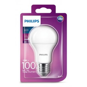 Aanbieding 4 st. Philips LED 100W A60 E27 CW 230V FR ND 1BC/4