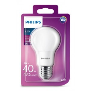 Aanbieding 4 st. Philips LED 40W A60 E27 CW 230V FR ND 1BC/4