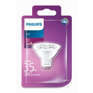 Aanbieding 4 st. Philips LED 35W GU5.3 WW 12V MR16 36D ND 1BC/4