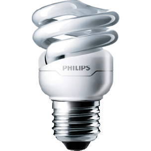 Actie 11708700 Philips spaarlamp 8W tornado