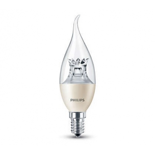 Philips LED WarmGlow led lamp E14 4W dimbaar kaars met tip