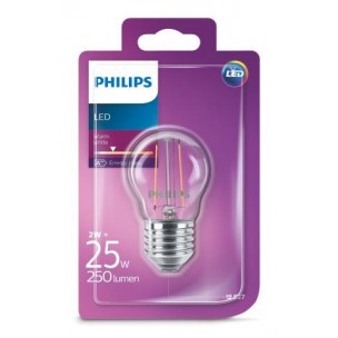 Philips LED filament lamp E27 2W (25W) kogel