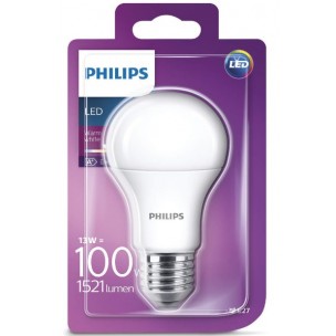 Philips E27 led lamp 13W (100W) warmwit niet dimbaar
