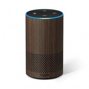 Amazon Echo (2nd Generation) with improved sound Walnut 