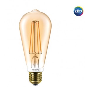 Classic LED bulb D 7-55W 825 E27 ST64 GOLD