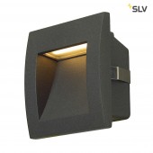 SLV 233605 Downunder Out LED S antraciet wand inbouwspot 