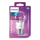 Aanbieding Philips LED 40W A60 E27 WW CL ND 1BC/4