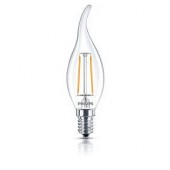 Philips LED filament lamp E14 2.3W (25W) kaars tip