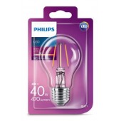 Philips LED filament lamp E27 4W (40W) 