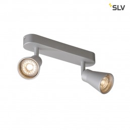 SLV 1000891 avo wandlamp double zilver 2xgu10