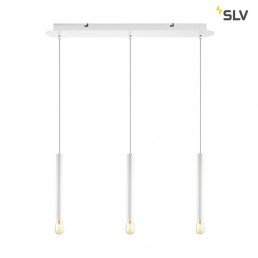 SLV 1001819 fitu drievoudigrozet lamp wit