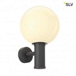 SLV 1002002 gloo pure wandlamp antraciet 1xe27