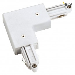 SLV 143051 1-Fase hoekverbinder wit 