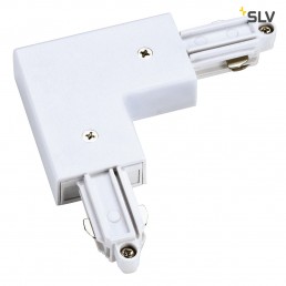 SLV 143061 1-Fase hoekverbinder wit 