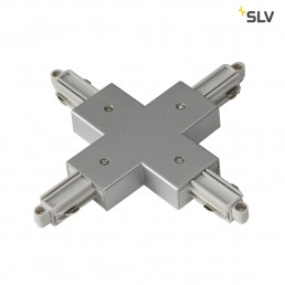 SLV 143162 1-Fase X-verbinder zilvergrijs