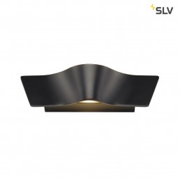 147820 SLV Wave Wall zwart wandlamp 