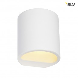 Actie SLV 148016 GL 104 Round wit gips wandlamp