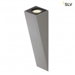 SLV 151564 Altra Dice WL 2 zilvergrijs / zwart wandlamp