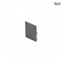 SLV 213321 eindkap voor led wandprofiel zilvergrijs 2 st