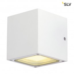 SLV 232531 Sitra Cube wit wandlamp buiten 
