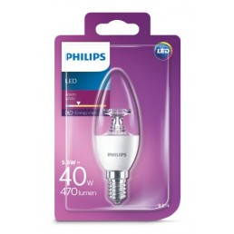 Aanbieding 4 st. Philips LED 40W B35 E14 WW CL ND 1BC/4