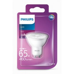 Aanbieding 4 st. Philips LED 65W GU10 WH 36D ND 1BC/4