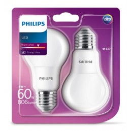 Aanbieding 6 st. Philips LED 60W A60 E27 WW 230V FR ND 2BC/6
