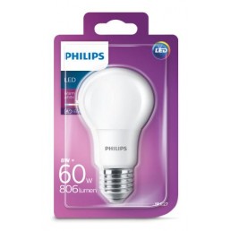 Aanbieding 4 st. Philips LED 60W A60 E27 WW 230V FR ND 1BC/4