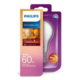 Aanbieding 4 st. Philips LED 60W A60 E27 WW FR WGD 1BC/4