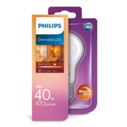Aanbieding 4 st. Philips LED 40W A60 E27 WW FR WGD 1BC/4