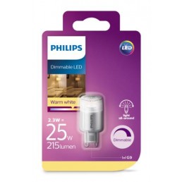Aanbieding 4 st. Philips LED 25W G9 WW 230V Dim/4