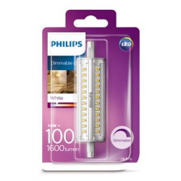 Aanbieding 4 st. Philips LED 100W R7S 118mm WH D/4