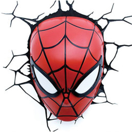 3D Marvel wandlamp - Spider-Man-masker - Nachtlampje voor kinderslaapkamer