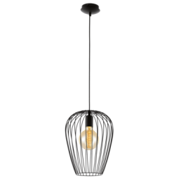 49472 Eglo Newtown Vintage hanglamp zwart
