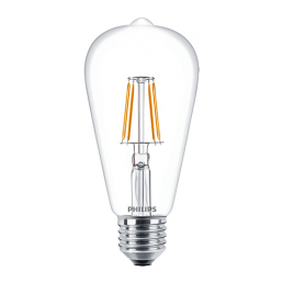 Philips LED filament lamp E27 4.3W (40W) classic 