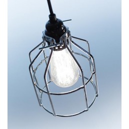 Lichtlab No.15 Kooi zilver industriële hanglamp