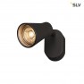 SLV 1000886 avo wandlamp single zwart 1xgu10