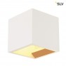 SLV 148018 Plastra Cube wit gips wandlamp