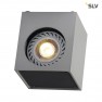 SLV 151504 Altra Dice WL 1 zilvergrijs / zwart wandlamp