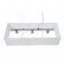 1002947 SLV accanto hanglamp vierkant wit 1xe27